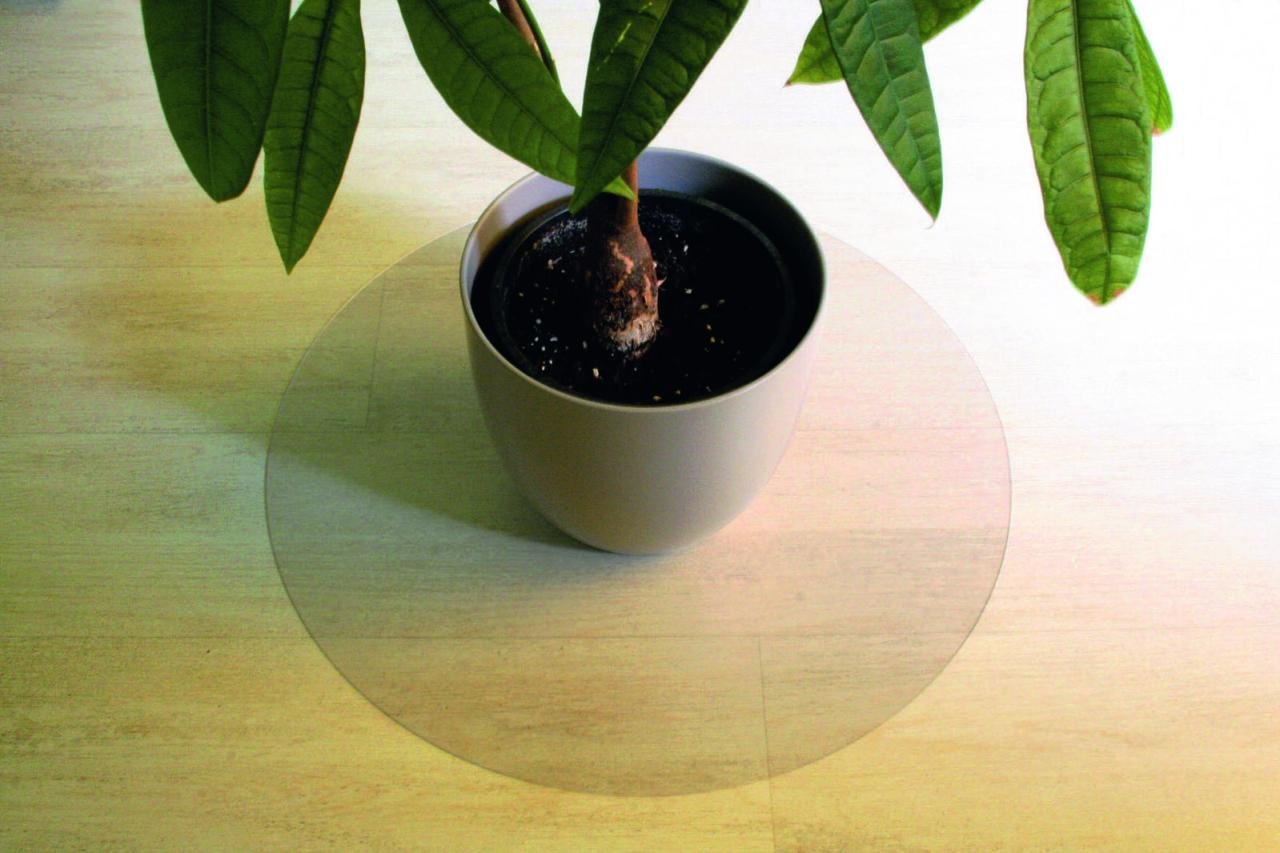 clear style Bodenschutzmatte für glatte Böden Perfect 60,0 x 60,0 cm transparent