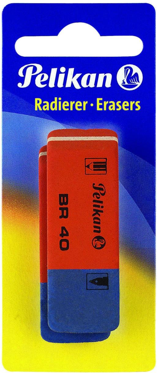Pelikan Radiergummis rot/blau