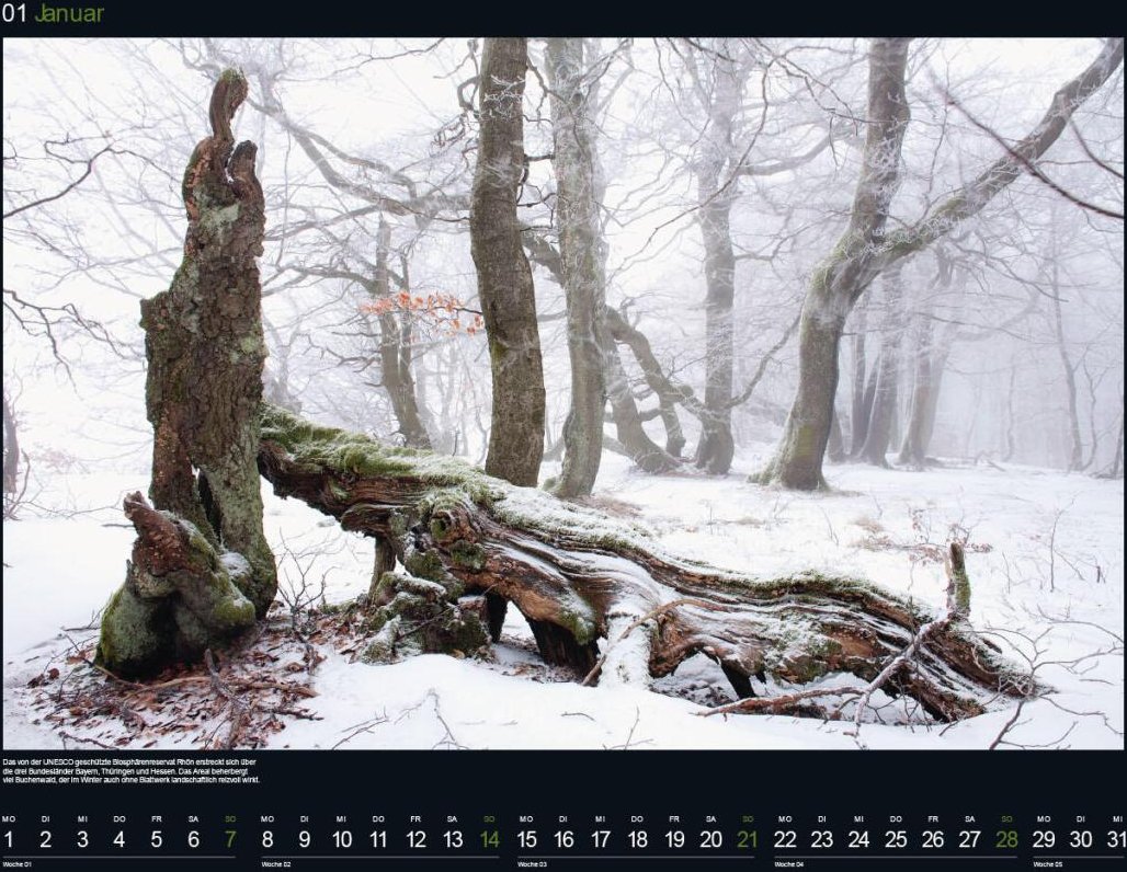 Kunth Monats-Wandkalender 60,0 x 45,0 cm