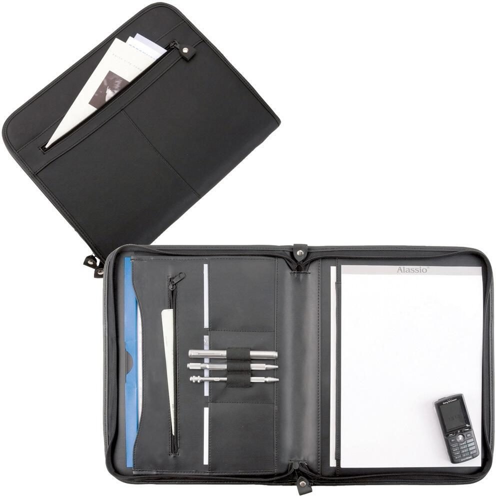 Thumbnail - Alassio Konferenzmappe MILANO für DIN A4 schwarz