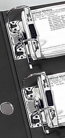 ELBA Doppelordner 2x A5 quer Polyvinylchlorid (PVC) schwarz