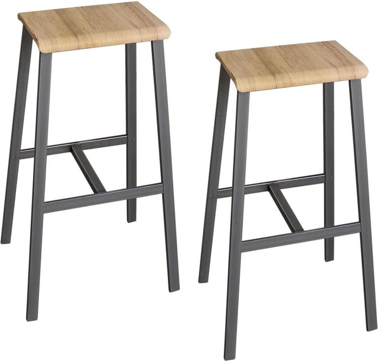 HAMMERBACHER Barhocker asteiche (2er-Set)