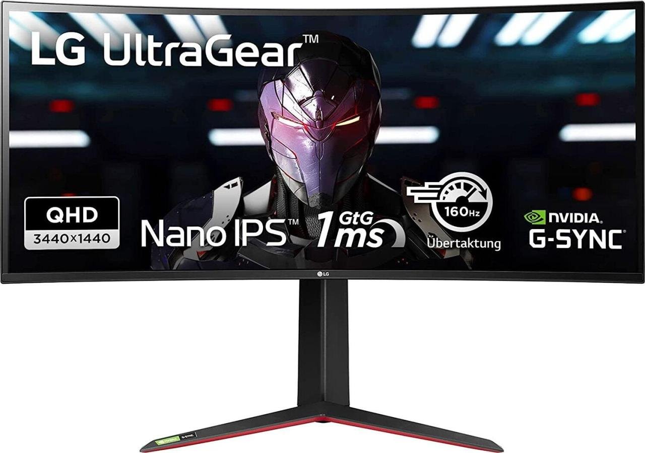 0 LG UltraGear 34GN850P-B Curved Gaming Monitor 86,7 cm (34 Zoll)