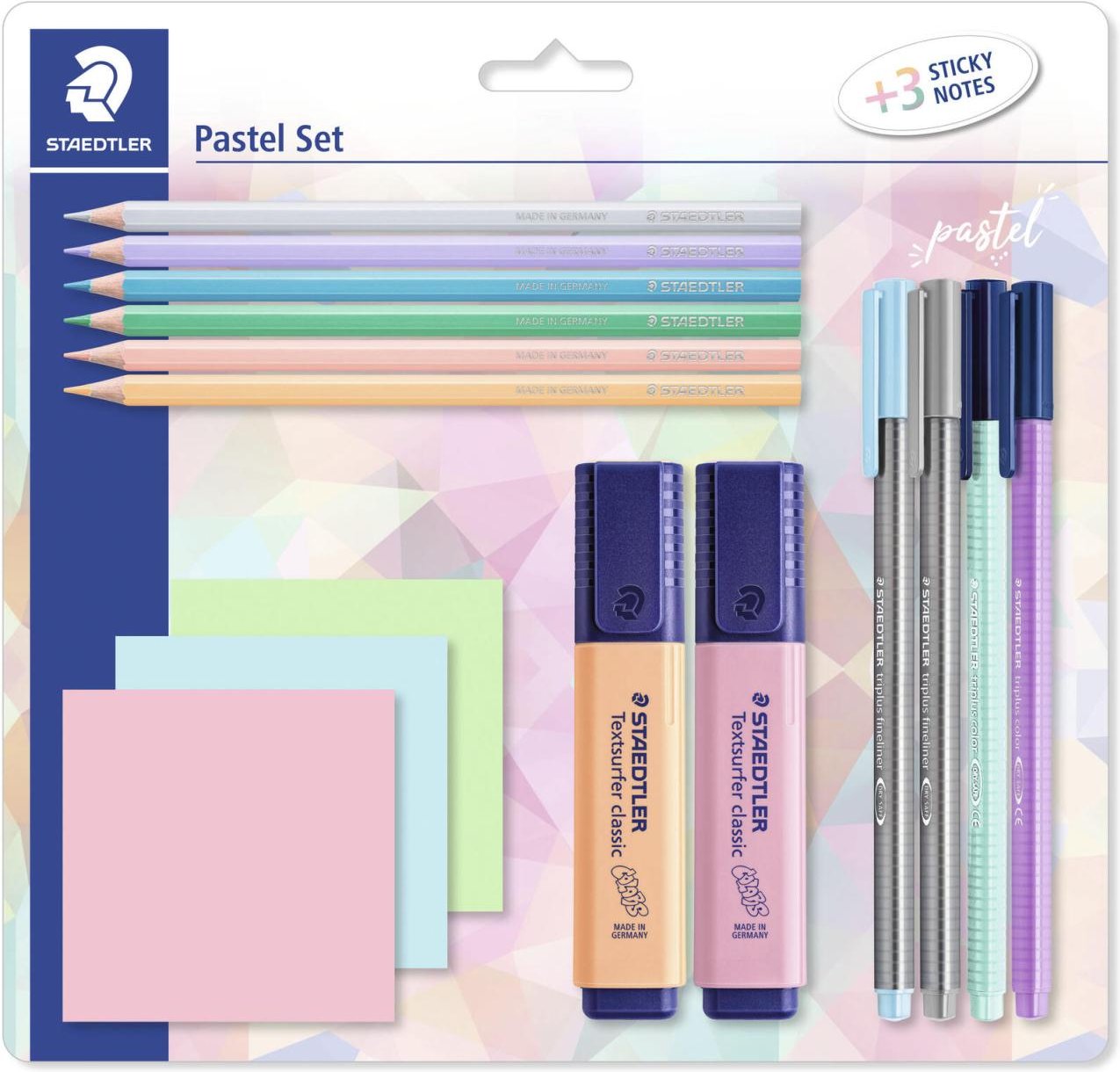STAEDTLER Schreibset Pastell farbsortiert