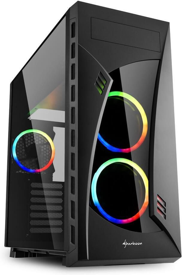 Sharkoon PC Gehäuse NIGHT SHARK ARGB ATX schwarz
