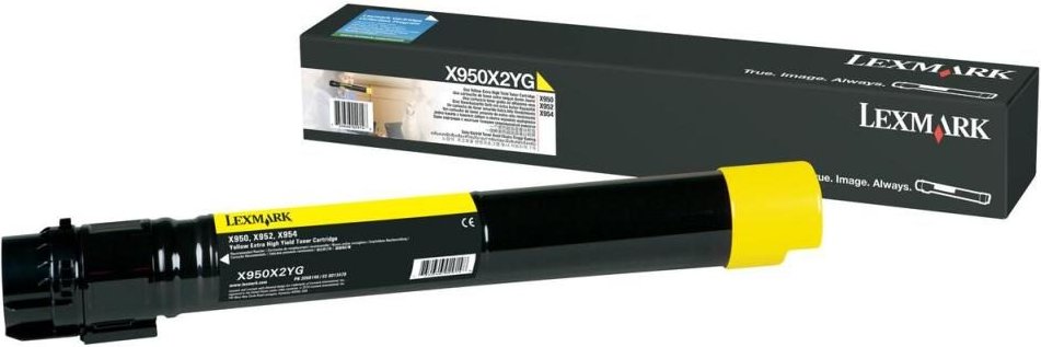 Lexmark Original Toner Standard Variante - X950 gelb 22.000 Seiten (X950X2YG)
