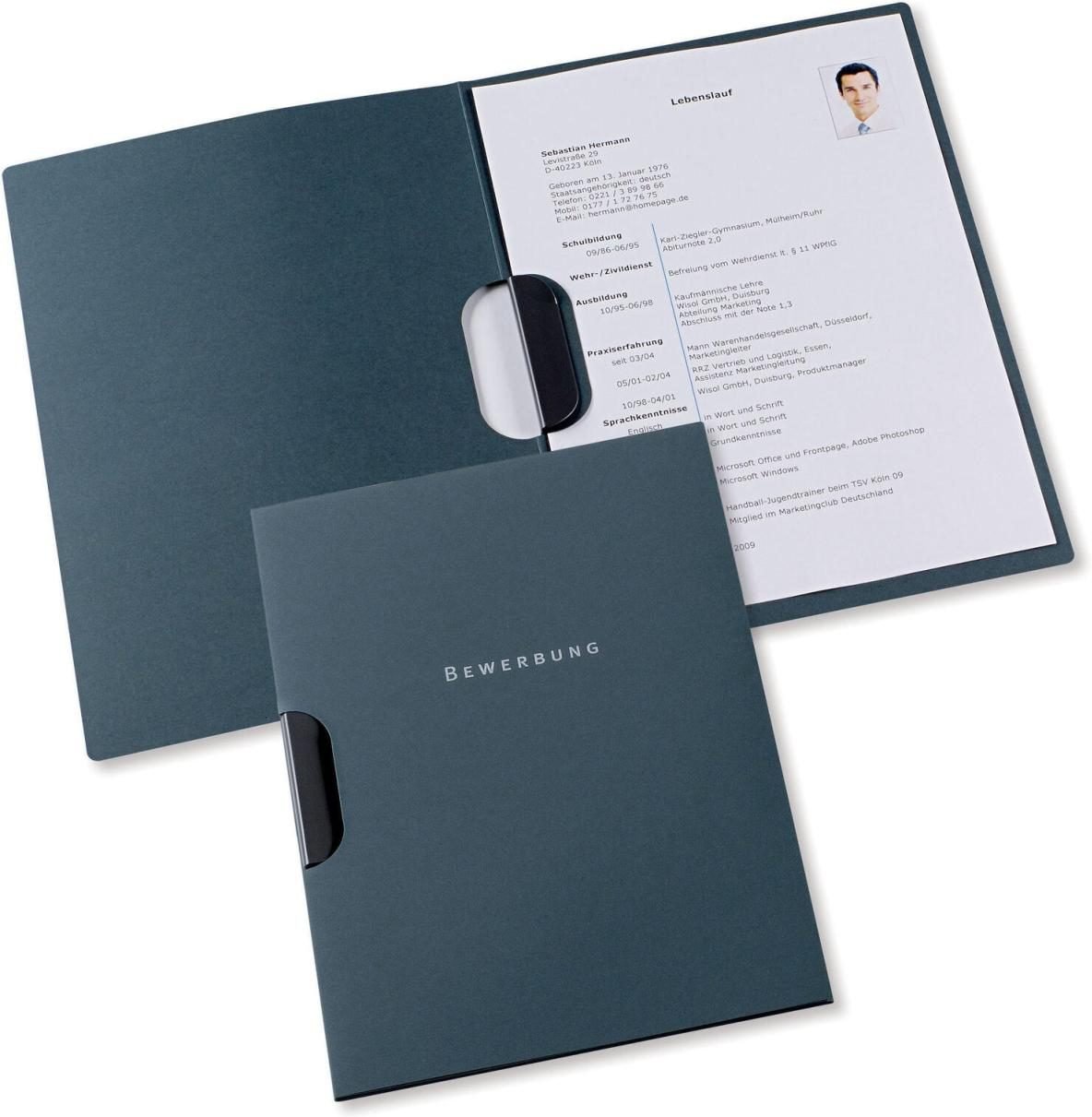 OXFORD Bewerbungsmappen Excellent DIN A4 anthrazit