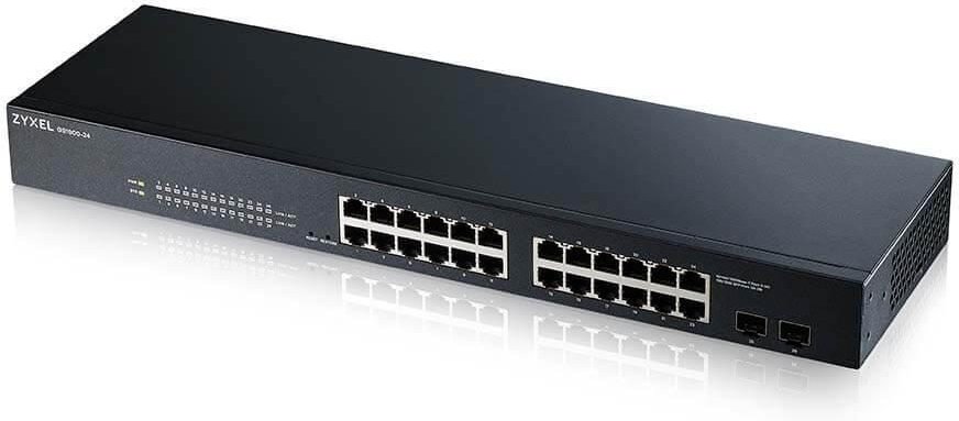 Thumbnail - Zyxel Switch 26-Port Gigabit 2-Port SFP, 24-Port Ethernet Smart Managed 0dBA