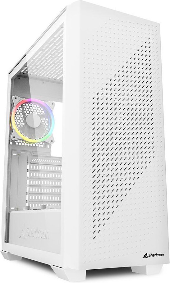 Sharkoon PC Gehäuse VS9 RGB White ATX weiß