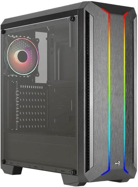 Aerocool PC Gehäuse Skyline ARGB Midi-Tower Schwarz