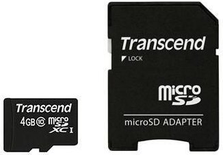 Transcend TS4GUSDHC10 Speicherkarte 4 GB