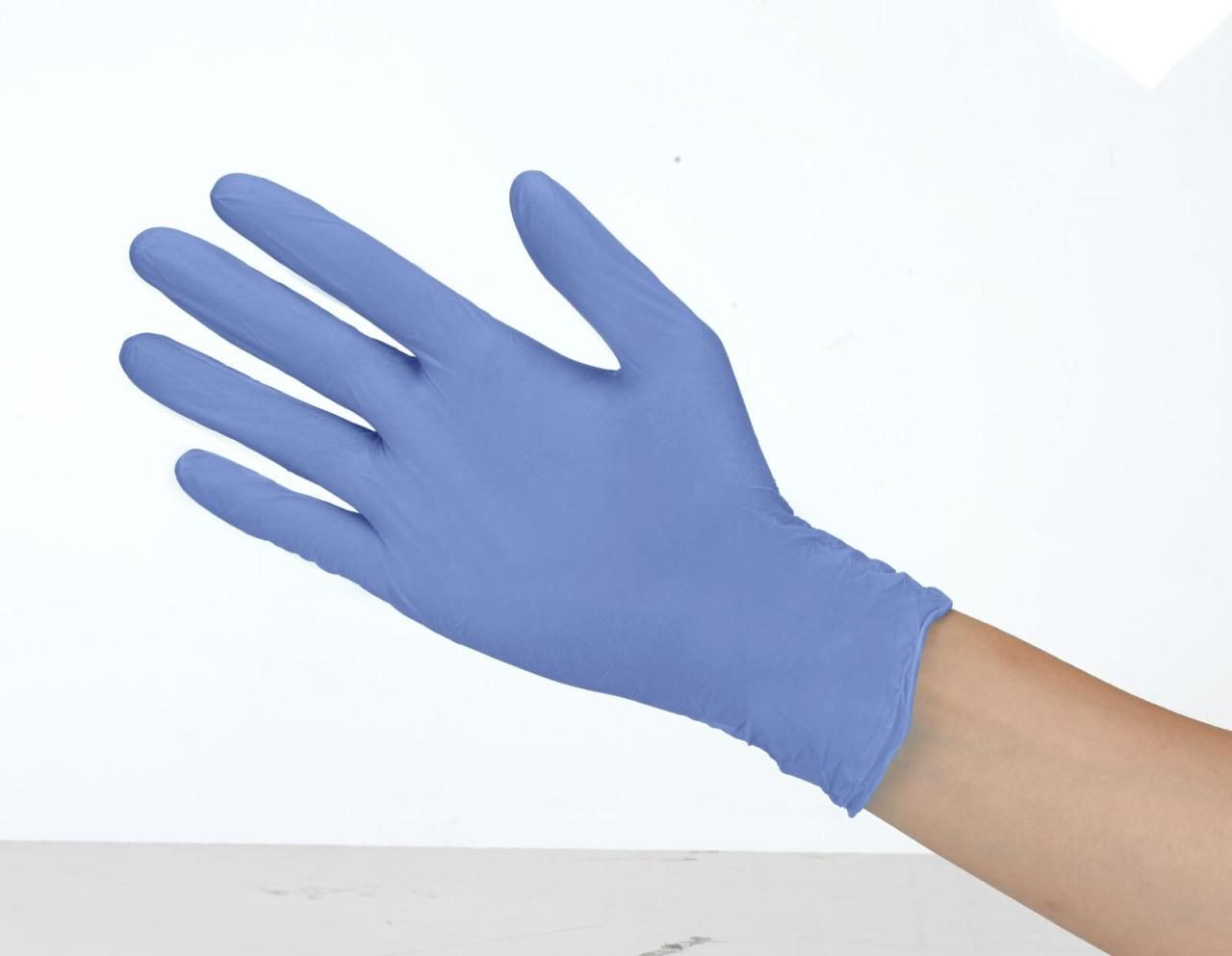 Nölle Einmalhandschuhe M blau