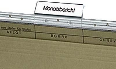 bene Beschriftungsschilder für Hängeregister 6,0 x 1,5 cm