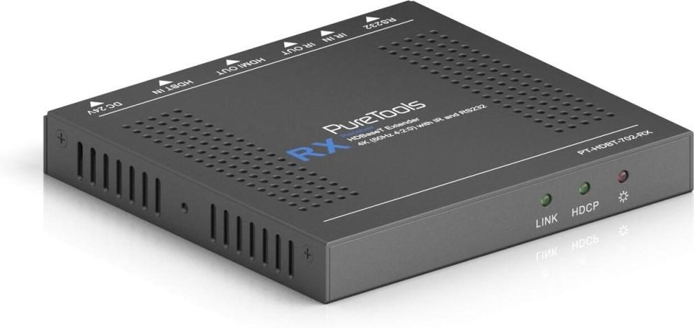 PureTools - HDBaseT Receiver, 4K, 40m 4K / 70m 1080p