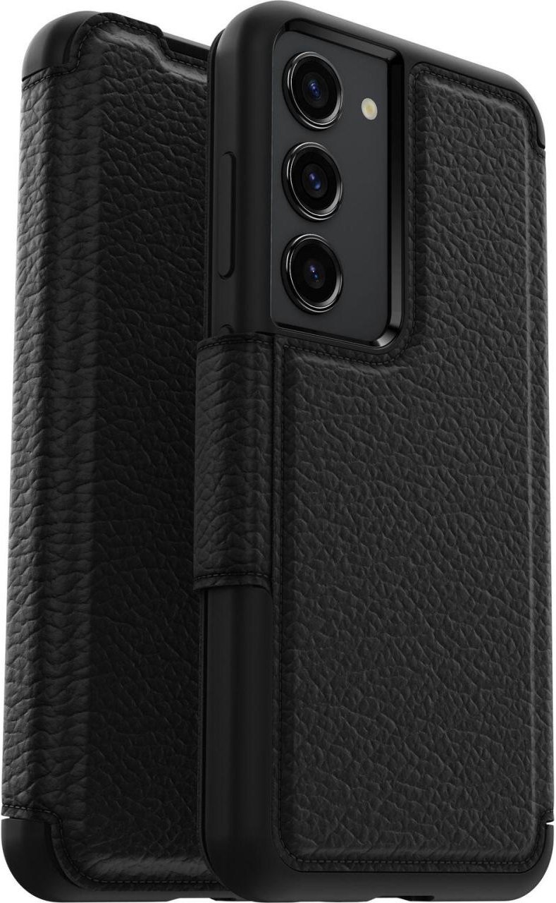 OtterBox Strada Folio Schutzhülle für Samsung Galaxy S23 (Schwarz)