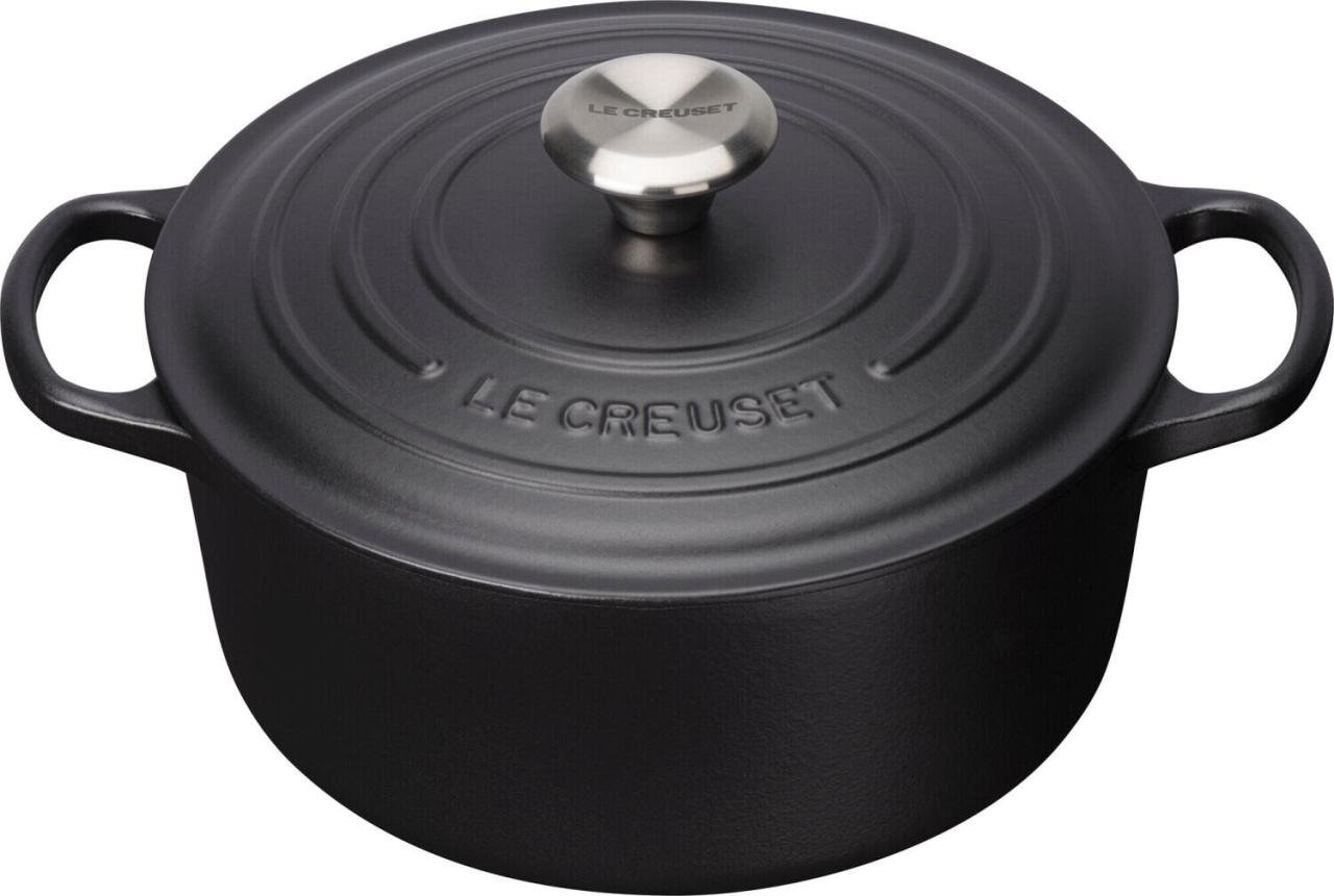 Le Creuset Bräter 26cm, mattschwarz