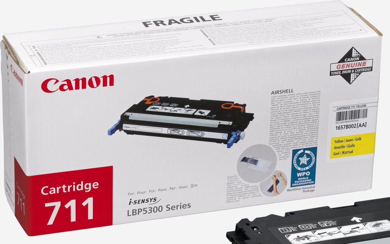 Canon Original Toner 711Y gelb 6.000 Seiten (1657B002)