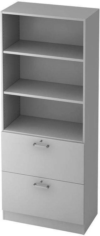 HAMMERBACHER Regalschrank 7300 CE, V7300/5/5/CE lichtgrau