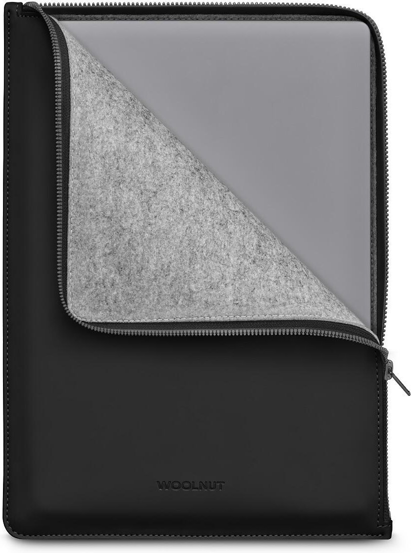 0 Woolnut beschichtetes Folio für MacBook Pro 14", schwarz