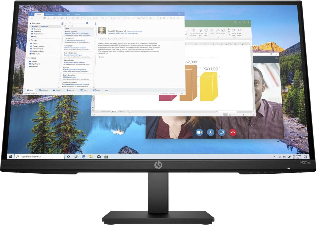 HP M27ha Monitor 68,6cm (27 Zoll)