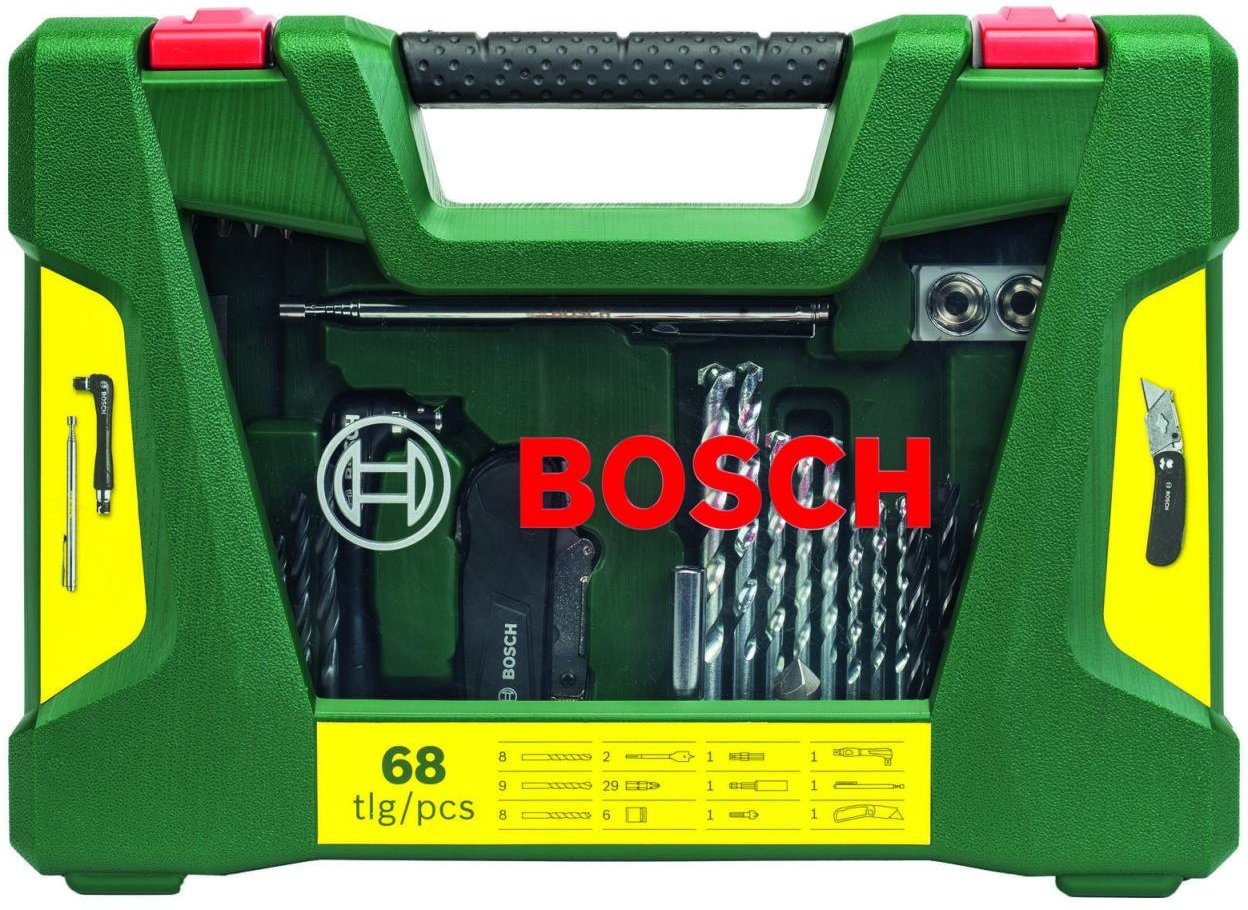 BOSCH Bohrer- und Bit-Set V-Line Box 68-teilig