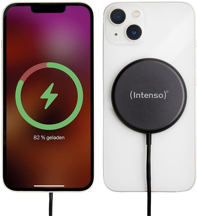 Thumbnail - Intenso Magnetic Wireless Charger MB1 - Schwarz