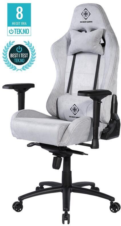 Deltaco DC440L Gaming Stuhl, Hellgrau