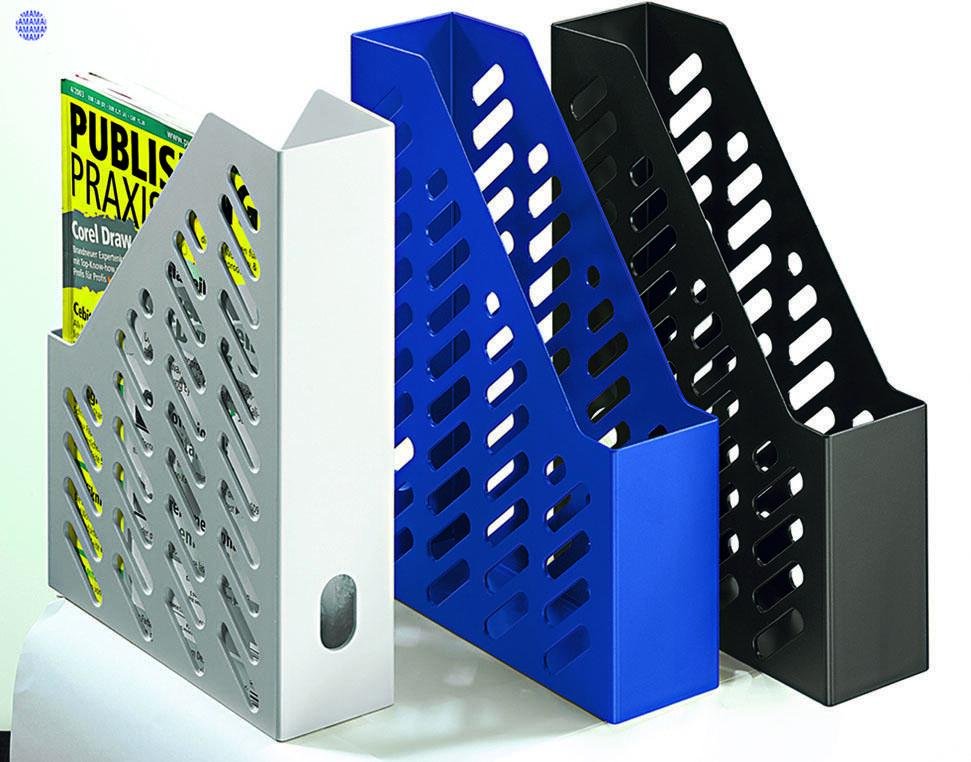 Thumbnail - HAN Stehsammler Klassik antistatischer, schwermetallfreier Kunststoff lichtgrau , DIN A4