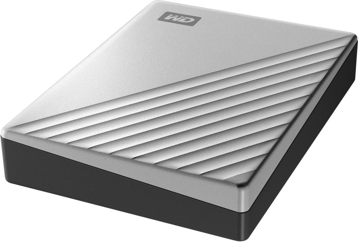 WD My Passport Ultra mobile Festplatte 4 TB silber