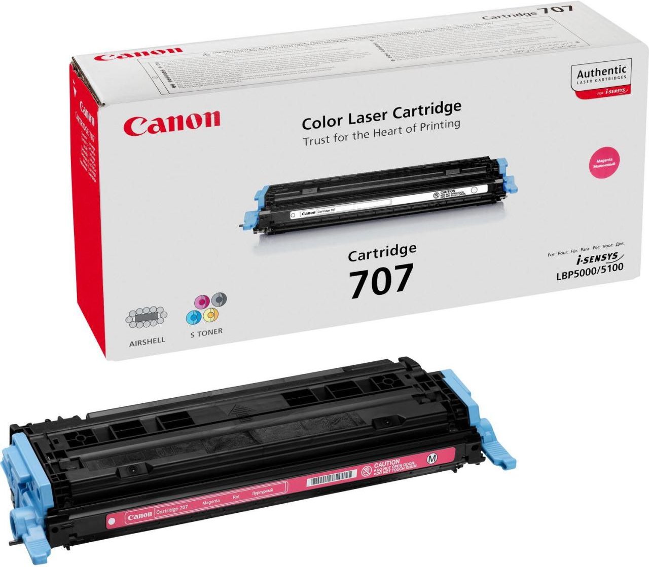 Canon Original Toner 707M magenta 2.000 Seiten (9422A004)