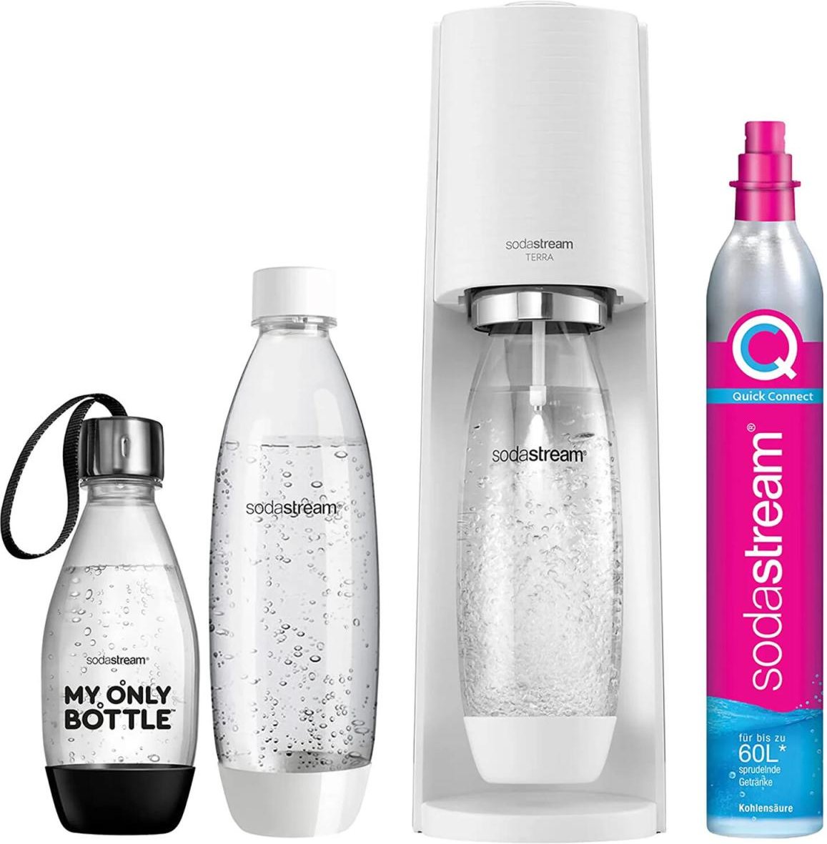Sodastream Vorteilspack 3 Flaschen Terra, weiß