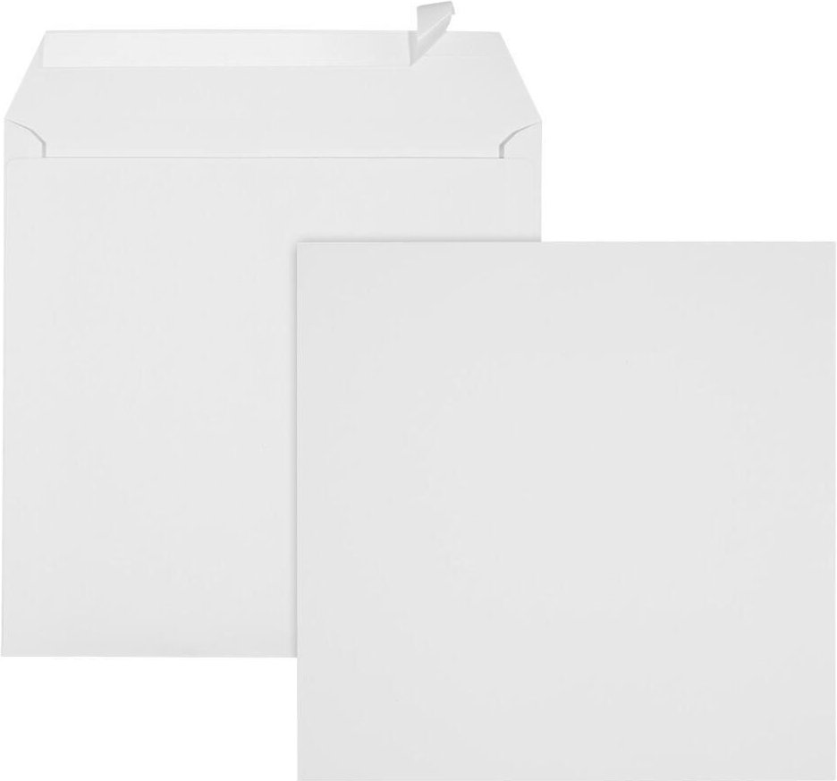 Thumbnail - ÖKI Briefumschläge quadratisch ohne Fenster haftklebend