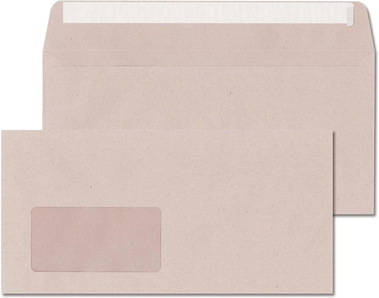 ÖKI Briefumschläge DIN lang mit Fenster haftklebend