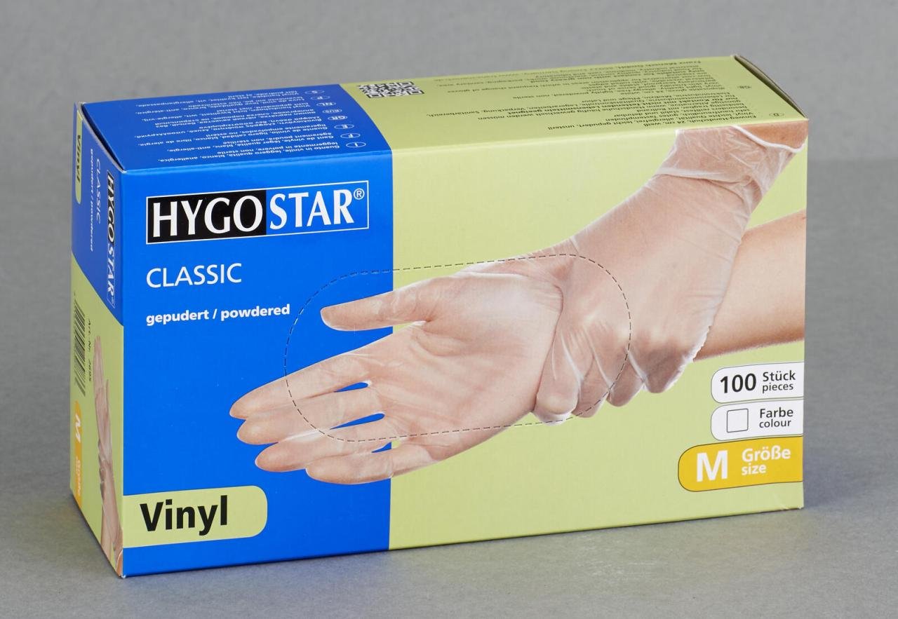 Thumbnail - HYGOSTAR Einmalhandschuhe CLASSIC M weiß
