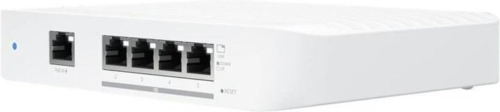 Ubiquiti USW Flex XG Switch Desktop PoE+ - managed - 4 x 100/1000/2.5G/10GBase-T 1 x 10/100/1000 (PoE+) (USW-FLEX-XG)