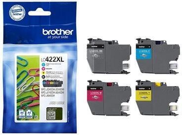 Brother Original LC-422XL Druckerpatronen - 4er Multipack (LC422XLVAL)