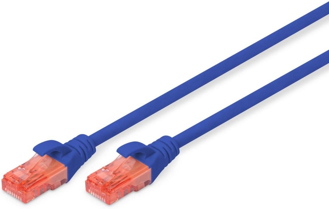 Thumbnail - DIGITUS Patch-Kabel RJ-45 (M) zu RJ-45 (M) 2m CCA U/UTP Cat 6 blau (DK-1612-020/B)