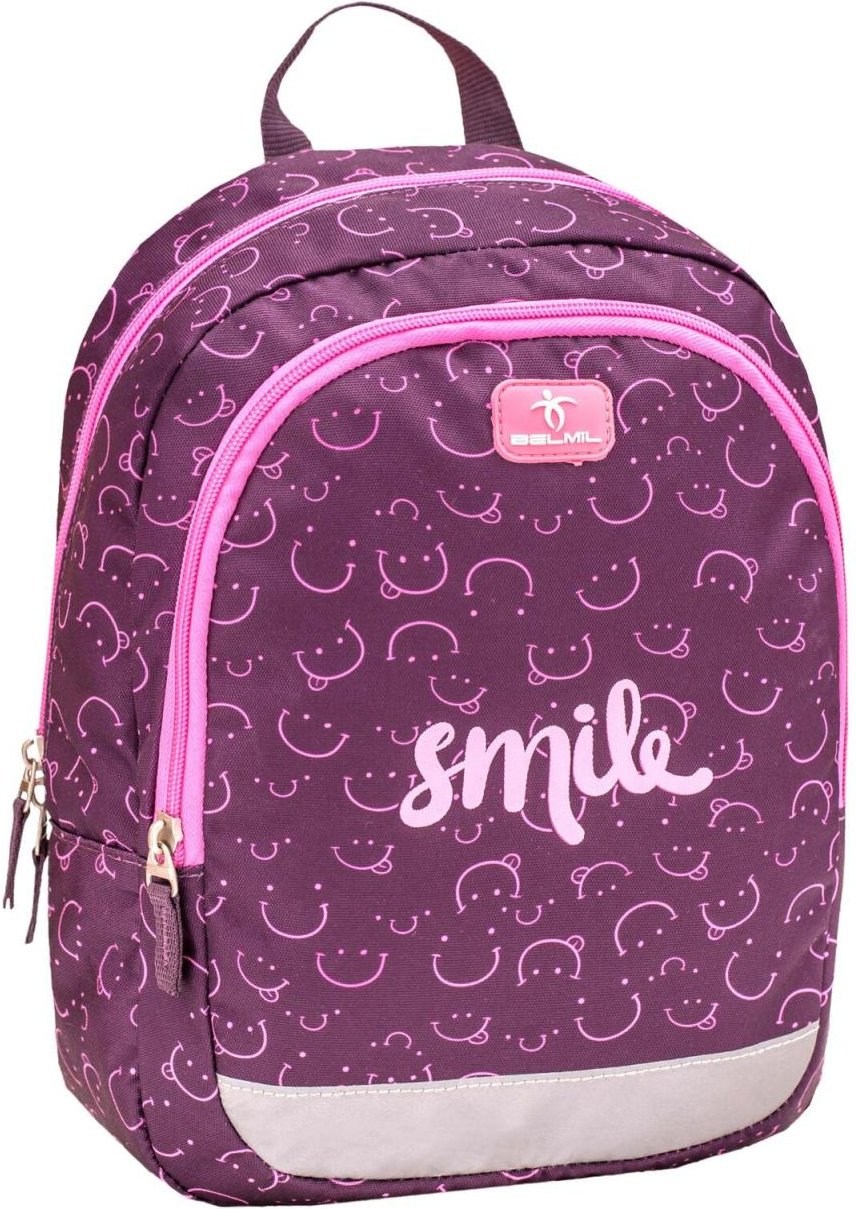 BELMIL® Kindergartenrucksack Kiddy Pink Smile 23,0 x 13,0 x 33,0 cm pink 12 l