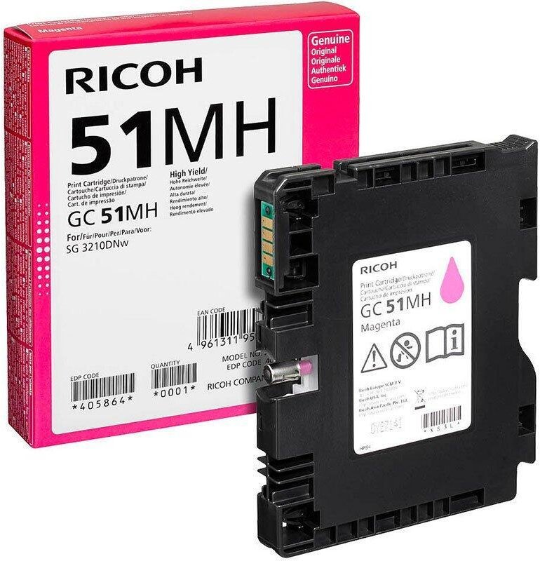 Ricoh Original Tintenpatrone GC51MH magenta 2.500 Seiten (405864)