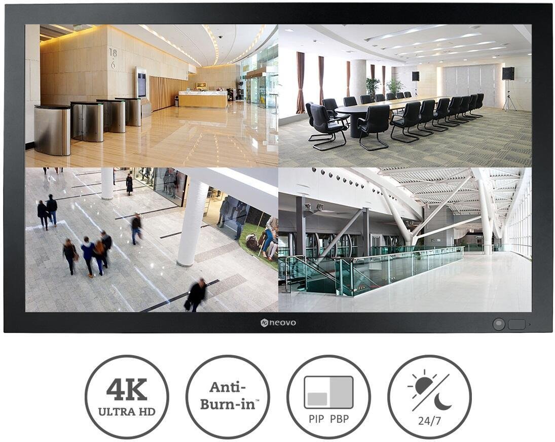 AG Neovo Digital Signage QX-43 LED-Display 109,2 cm (42,5") schwarz