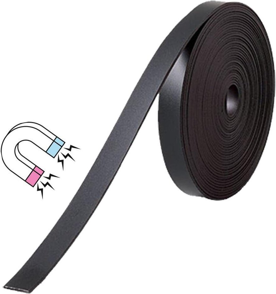 nobo Magnetband selbstklebend 1,0 x 1000,0 cm schwarz