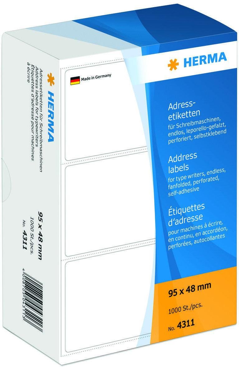 HERMA Adressetiketten 95,0 x 48,0 mm