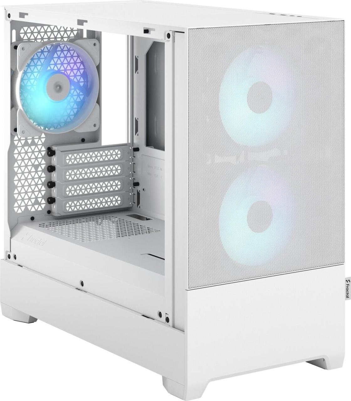 Thumbnail - Fractal Design Pop Mini Air RGB - White TG Clear Tint