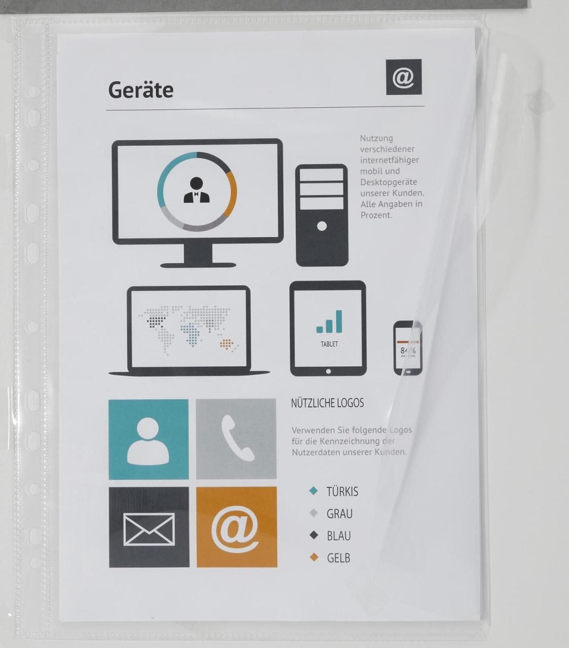 EICHNER Organisationshüllen DIN A4 transparent