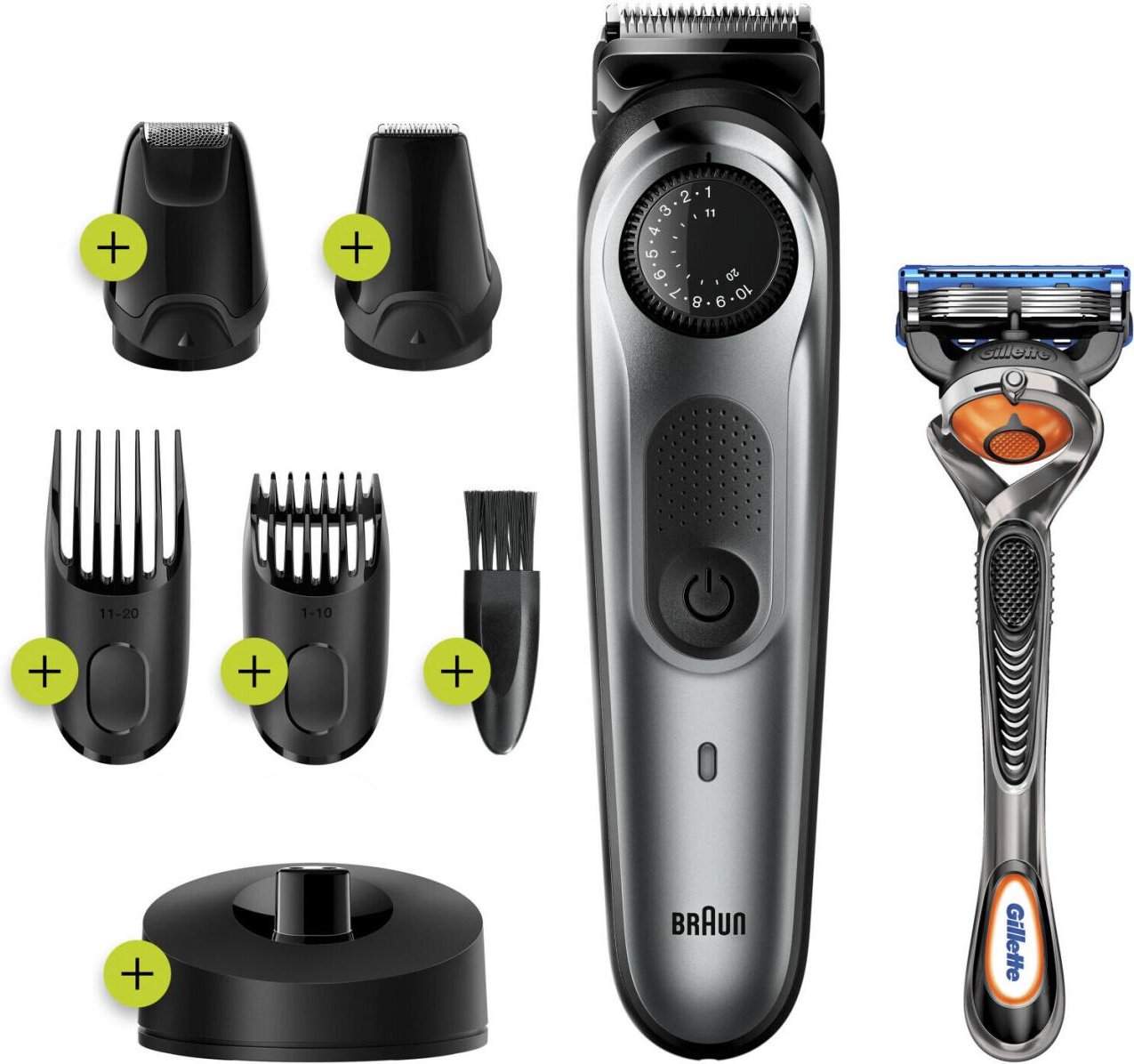 Braun Trimmer BT7240 MultiGroomer Haar-/Bartschneider (281139)