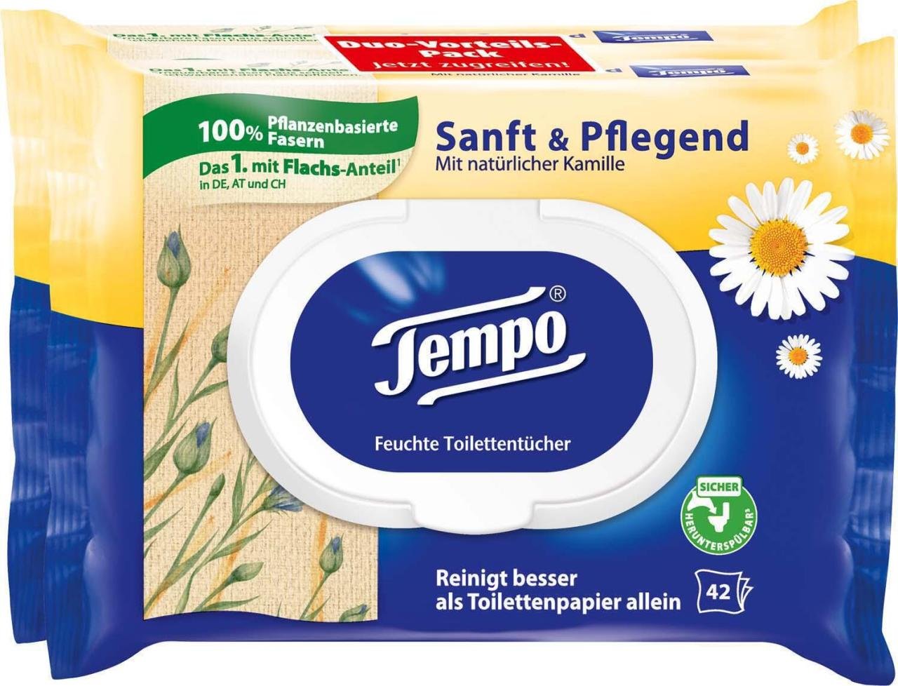 Thumbnail - Tempo Feuchttücher Sanft & Pflegend Duo-Pack 1-lagig
