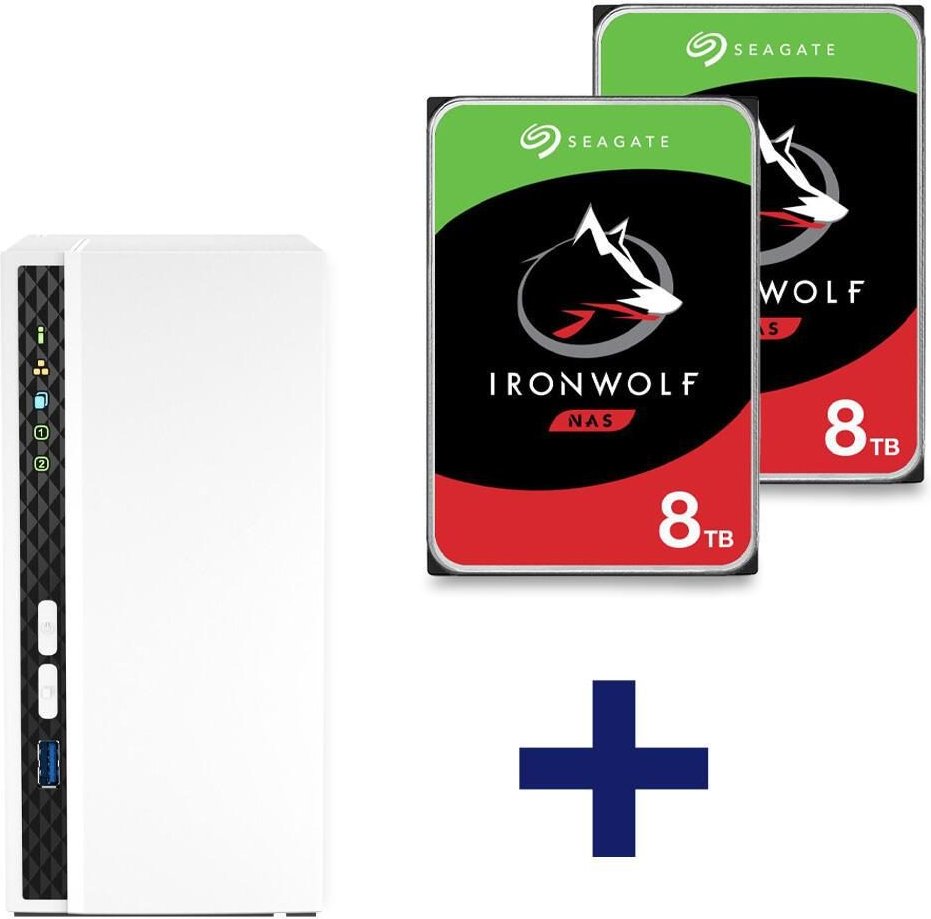 QNAP TS-233 & 16TB IronWolf NAS Bundle