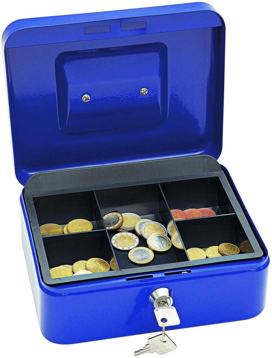 WEDO Geldkassette Größe 2 blau