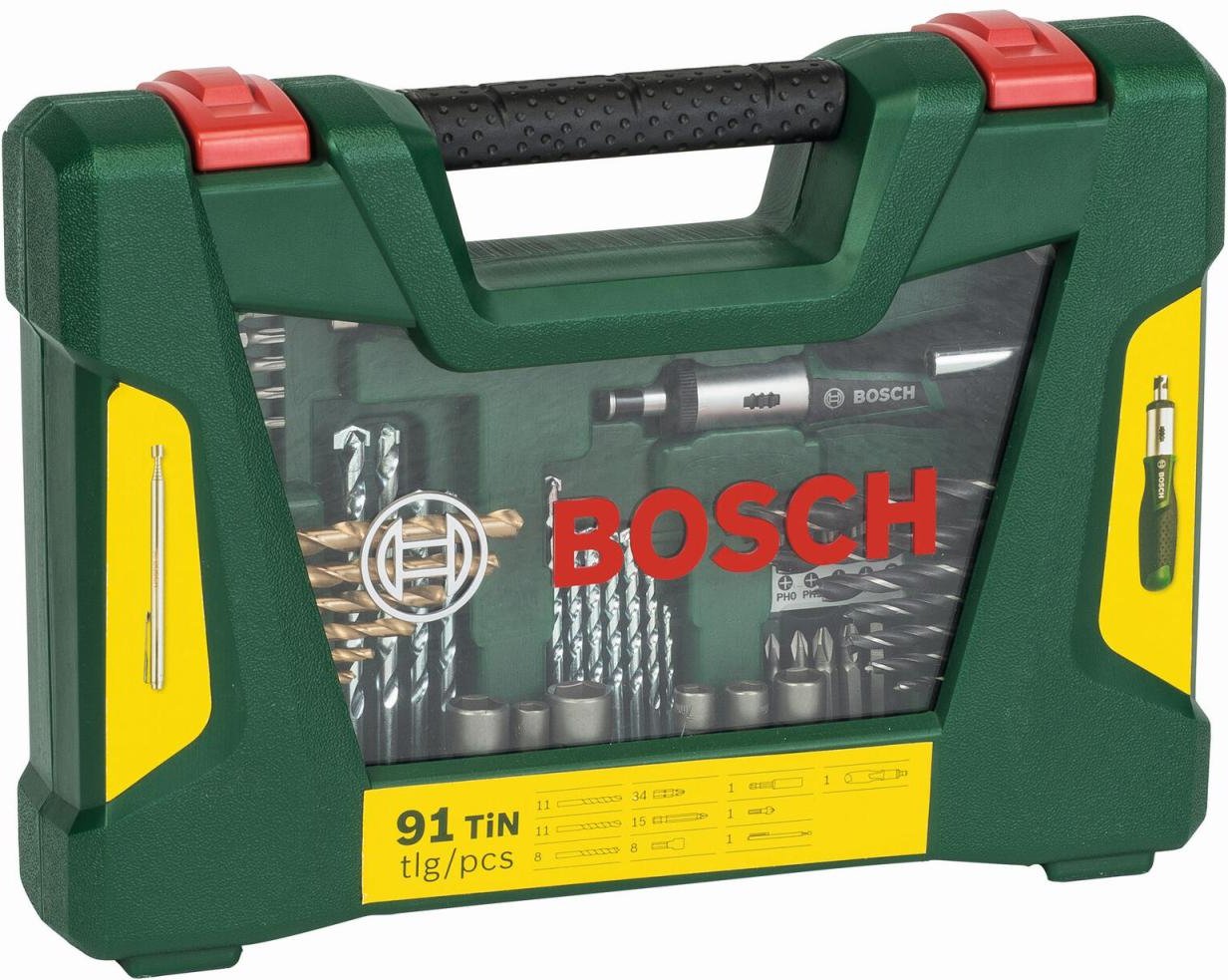 BOSCH Bohrer- und Bit-Set V-Line 91-teilig