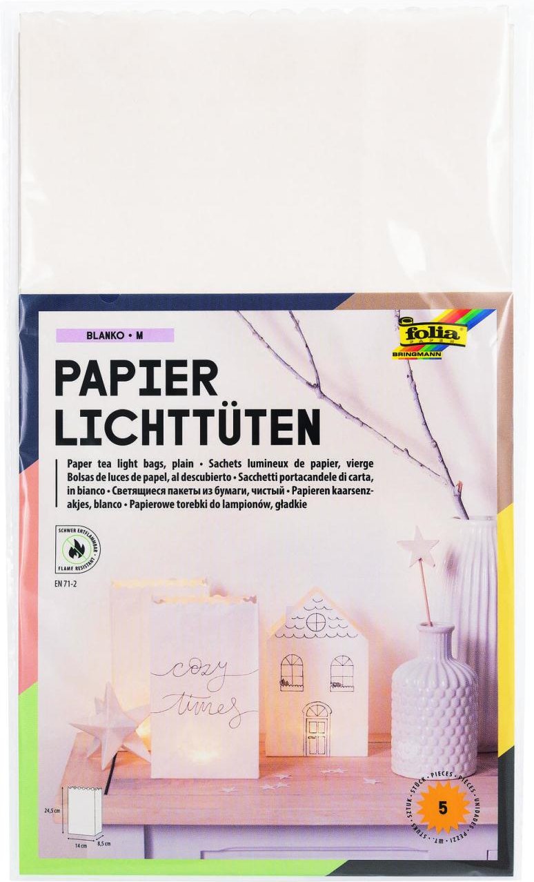folia Papiertüten weiß